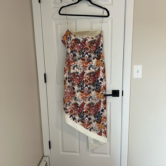 LOLA FLORAL SEQUIN MIDI DRESS - Picture 4 of 10